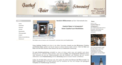 Desktop Screenshot of gasthof-baier.de
